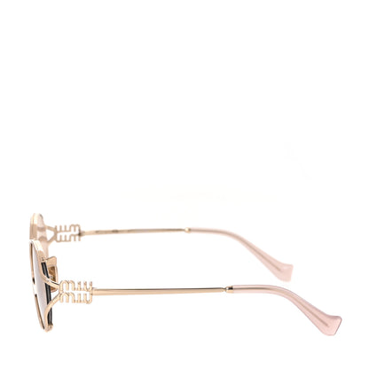 Miu Miu Metal Oval Sunglasses SMU52Y Pink Gold 3 of 7