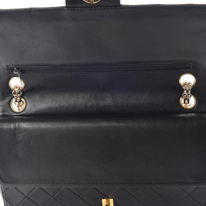 Chanel Lambskin Quilted Medium Double Flap Bijoux Chain Black 21 of 21
