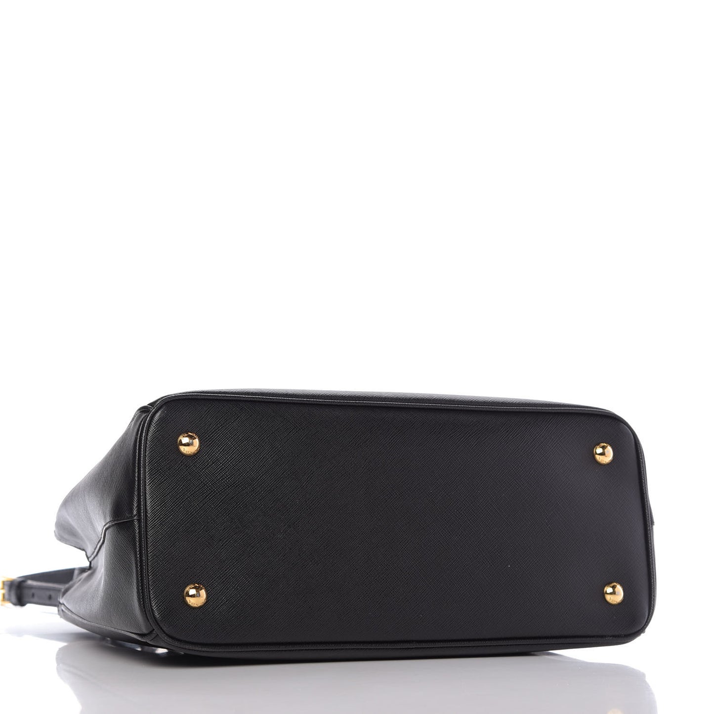 Saffiano Lux Medium Tote Black
