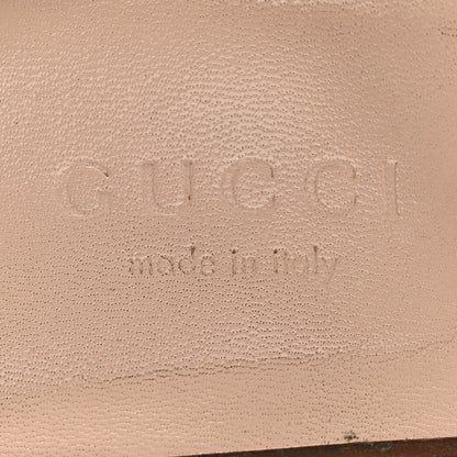 Gucci Lifford Calfskin GG Marmont Ankle Wrap 105mm Sandals 40.5 Cognac 7 of 10