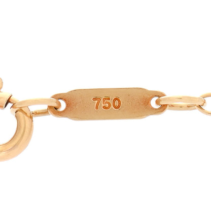 Tiffany 18K Yellow Gold Small Oval Key Pendant Link Necklace 7 of 8