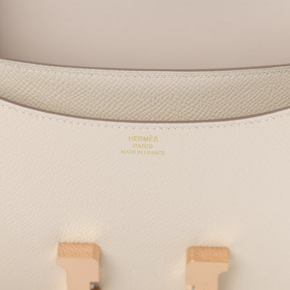 Hermes Epsom Constance 18 Craie 6 of 11
