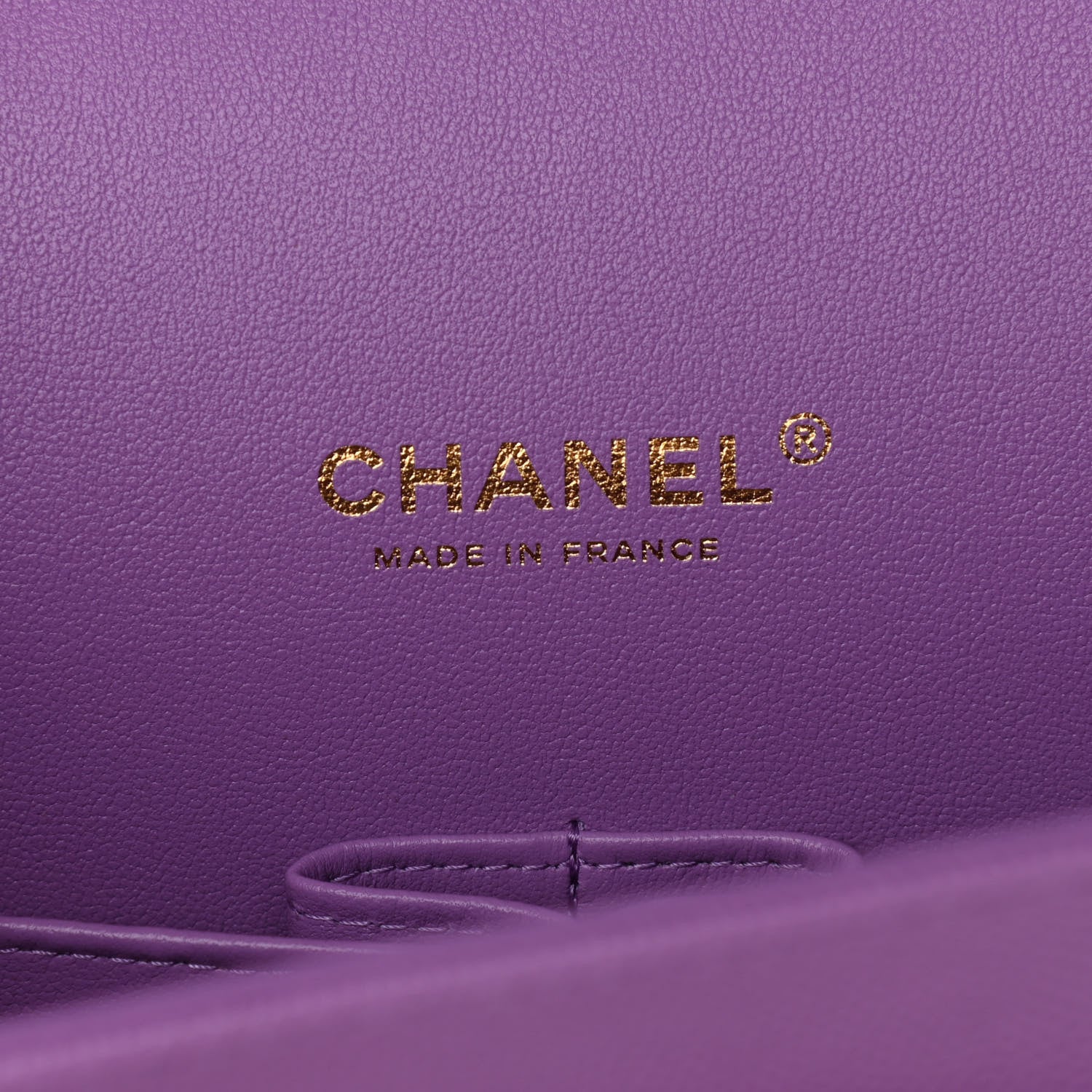 Chanel Caviar Quilted Maxi Double Flap Purple 6 of 10