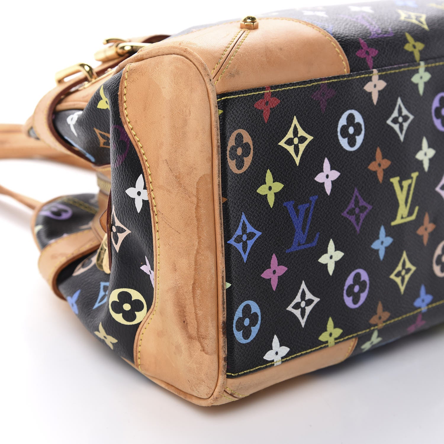 Louis Vuitton Monogram Multicolor Claudia Black 6 of 15