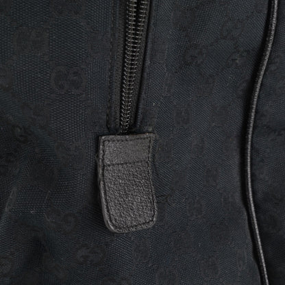 Gucci GG Monogram Web Large Collapsible Carry On Duffle Bag Black 8 of 8