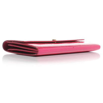 Louis Vuitton Vernis Sarah Wallet Fuchsia 4 of 8