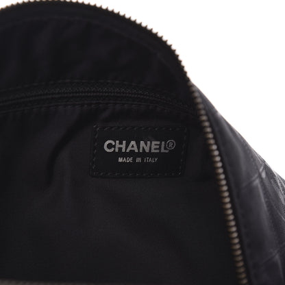Chanel Nylon Travel Duffle Black 6 of 9