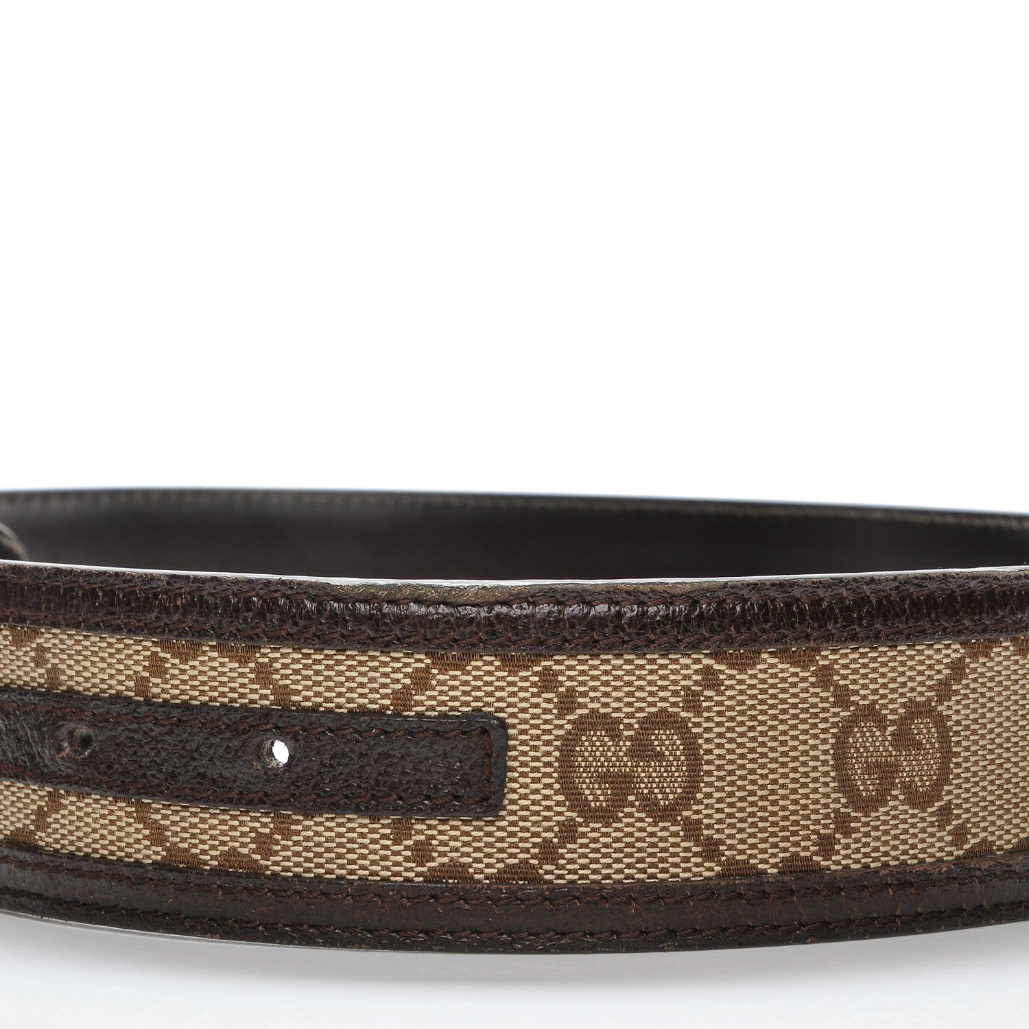 Gucci Monogram Interlocking G 40mm Belt 90 36 Dark Brown 8 of 8