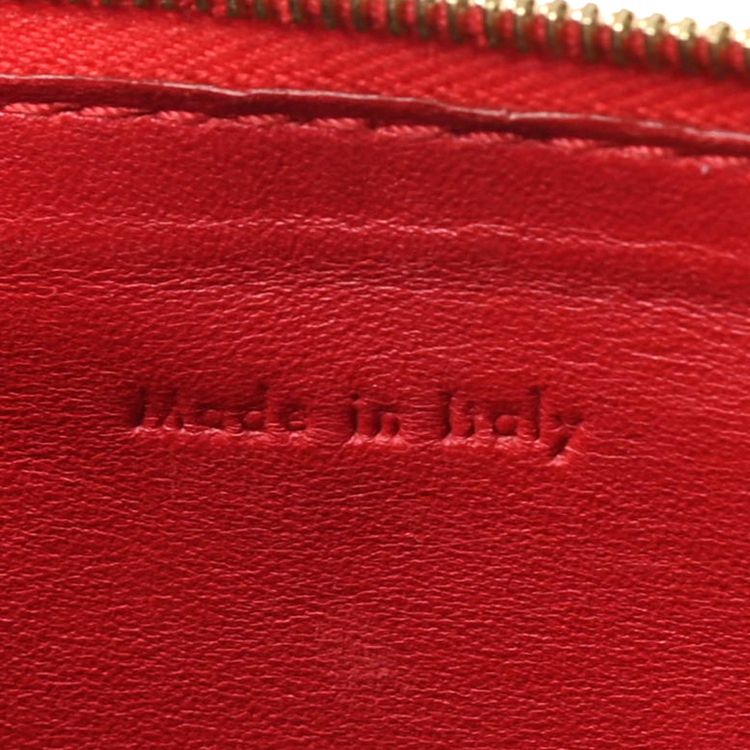 Celine Lambskin Bi-Color Solo Clutch Pouch Raspberry Butter 5 of 12