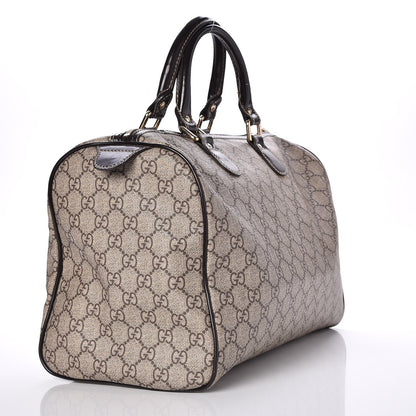 Gucci GG Plus Monogram Tattoo Heart Medium Joy Boston Dark Brown 3 of 8