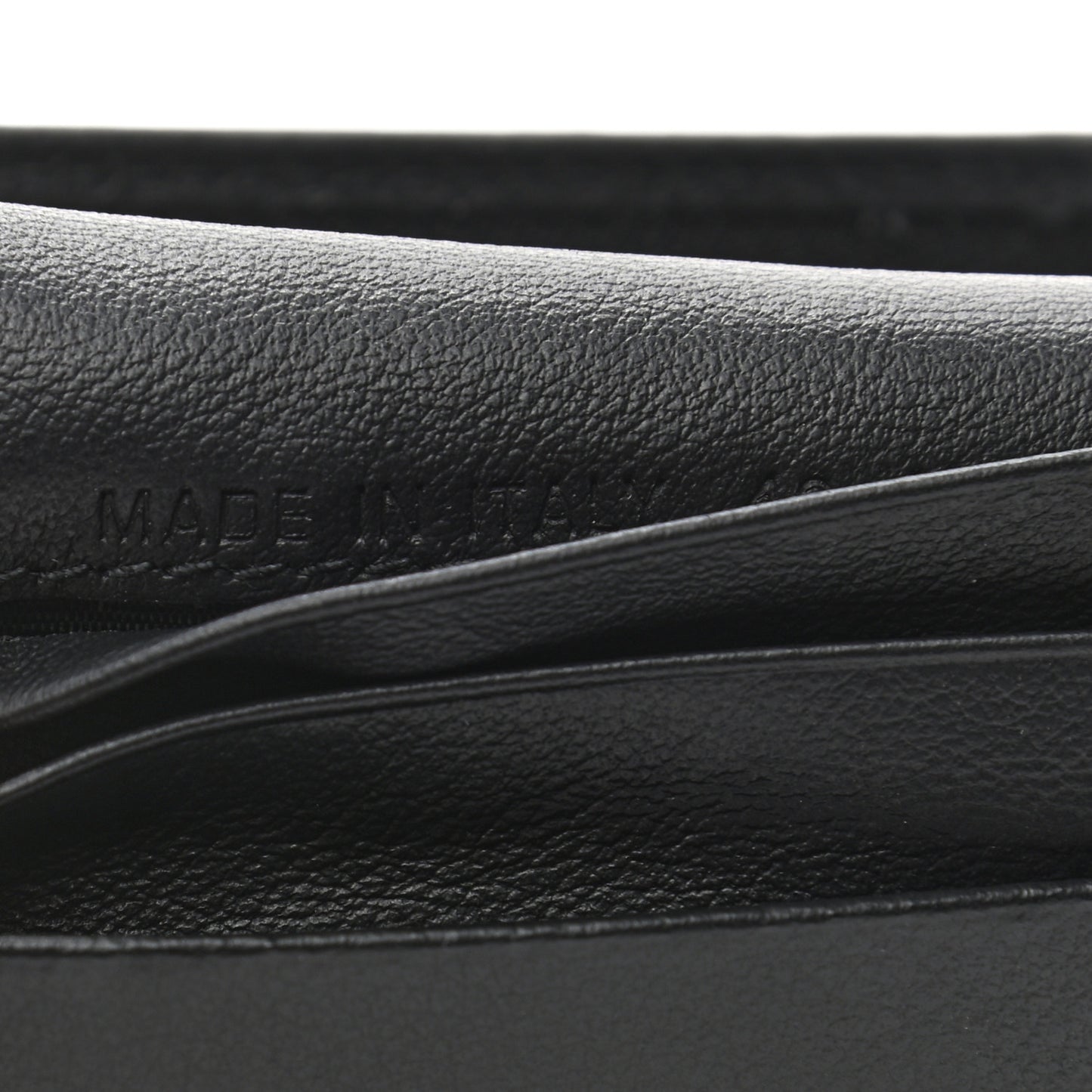 Calfskin Floral Wallet White Multicolor