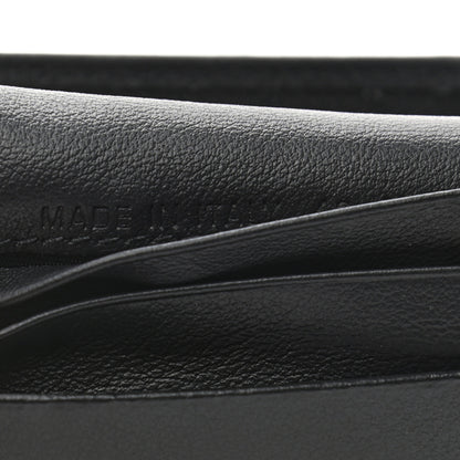Christian Dior Calfskin Floral Wallet White Multicolor 7 of 9
