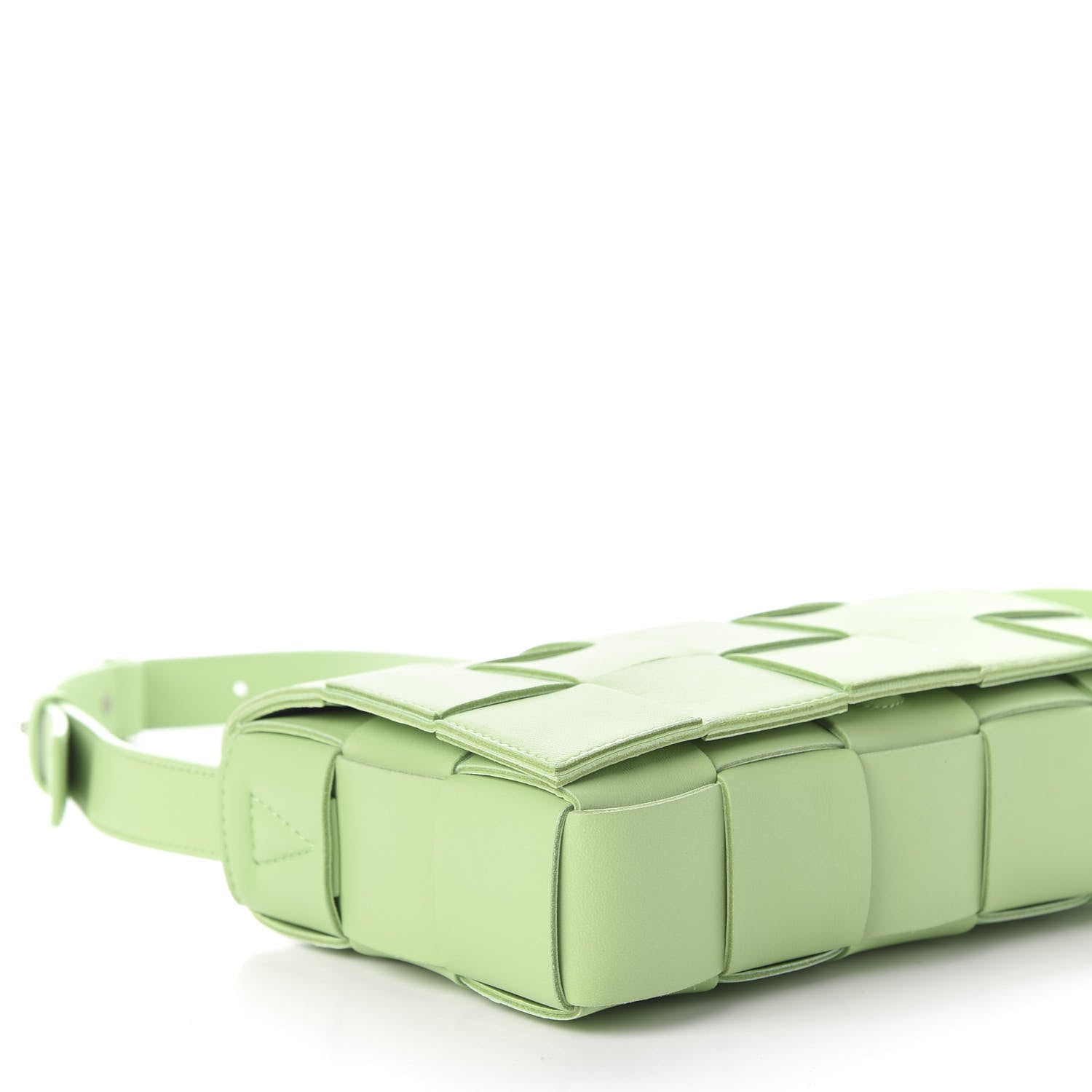 Bottega Veneta Nappa Maxi Intreccio Cassette Bag Pistachio 6 of 9