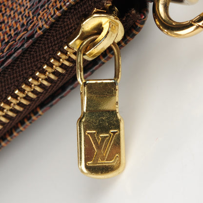 Louis Vuitton Damier Ebene Complice Trunks and Bags Mini Pochette Accessories Red 8 of 8