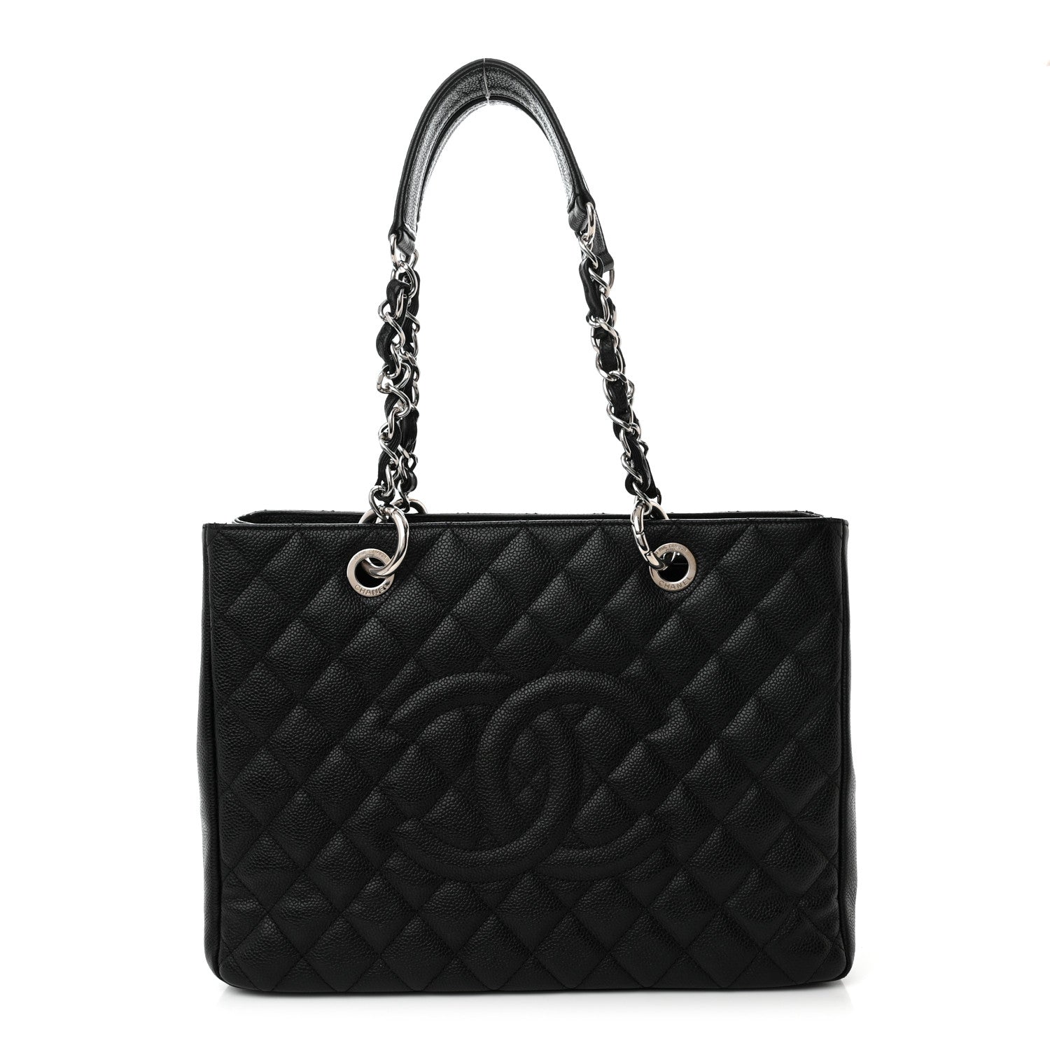 Chanel Caviar Quilted Grand Shopping Tote GST Black 1 of 11