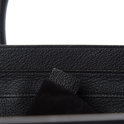 Celine Drummed Calfskin Mini Luggage Black 10 of 11