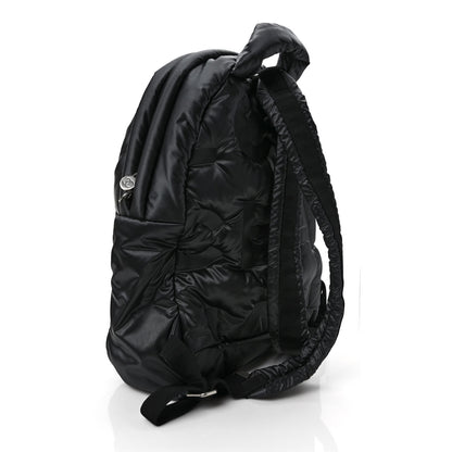 Chanel Nylon Embossed Small Doudoune Backpack Black 3 of 8