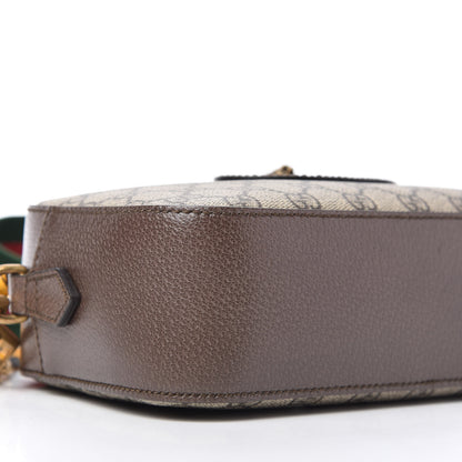 Gucci GG Supreme Monogram Web Neo Vintage Shoulder Bag Beige New Acero Crop 6 of 10