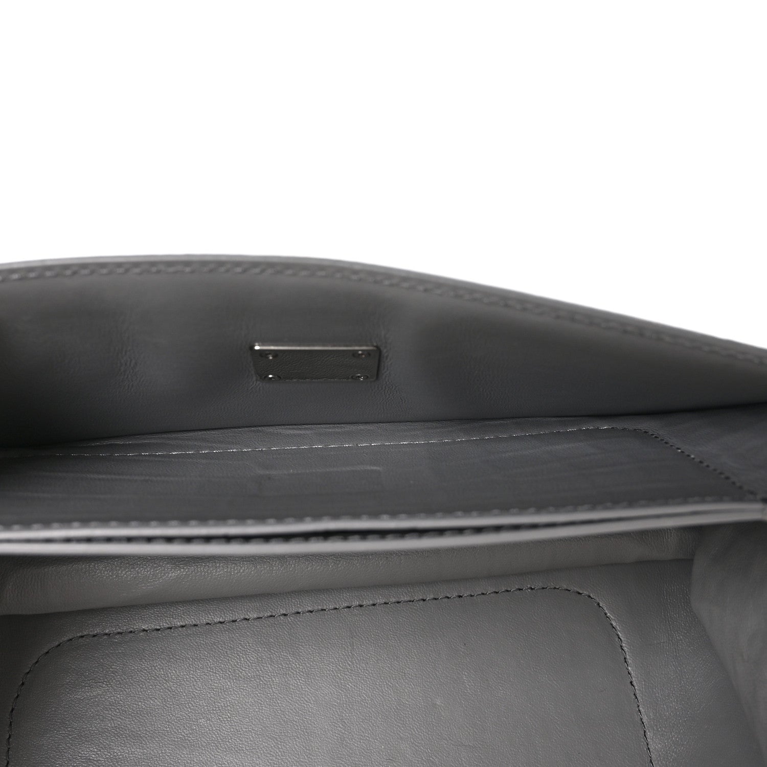 Balenciaga Extra Supple Calfskin Crocodile Embossed Small Gossip Bag Grey 6 of 12