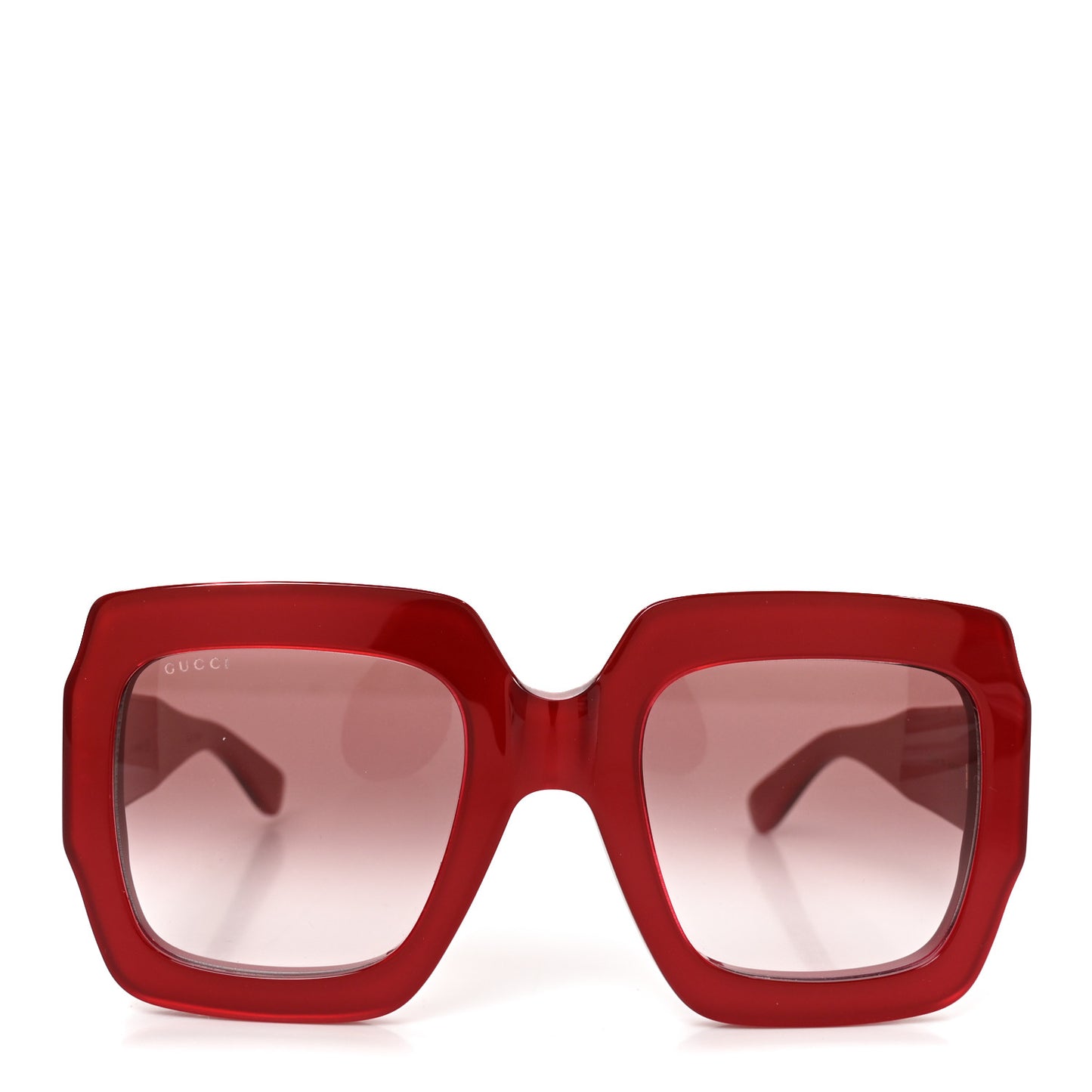 Square Web Frame GG0178S Sunglasses Red