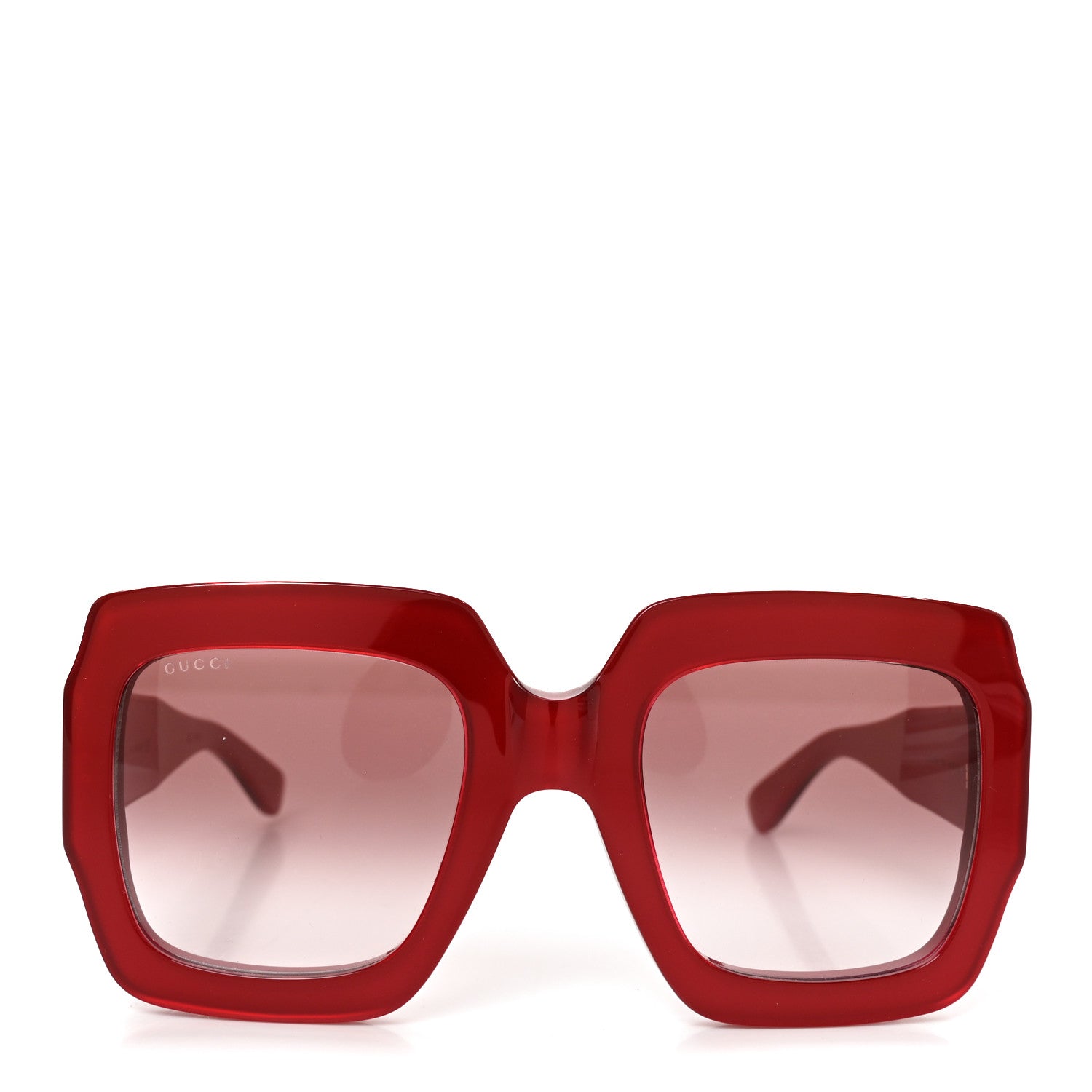 Gucci Square Web Frame GG0178S Sunglasses Red 2 of 7