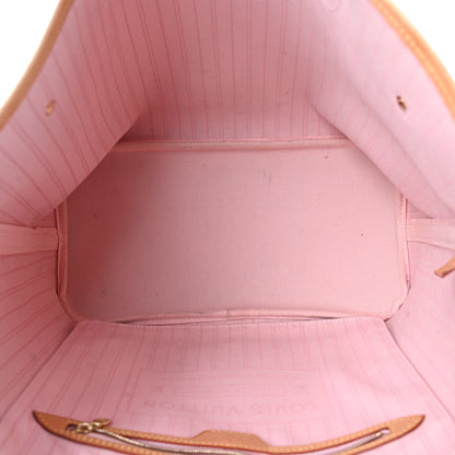 Louis Vuitton Damier Azur Neo Neverfull MM Rose Ballerine 5 of 6