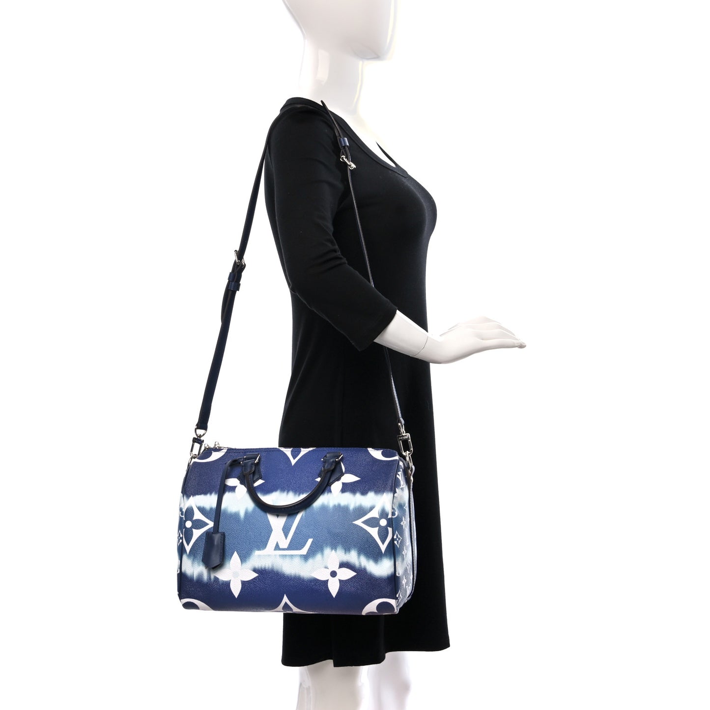 Monogram Escale Speedy Bandouliere 30 Blue