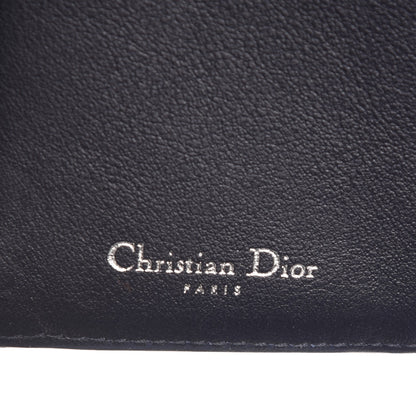 Christian Dior Bullcalf Diorissimo Medium Envelope Wallet Black Blue 6 of 7