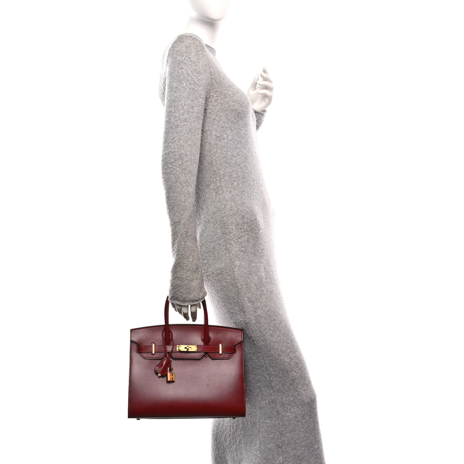 Hermes Box Birkin Sellier 30 Rouge H 3 of 21