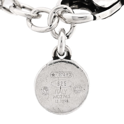Louis Vuitton Sterling Silver Medium LV Sailor Bracelet 3 of 4