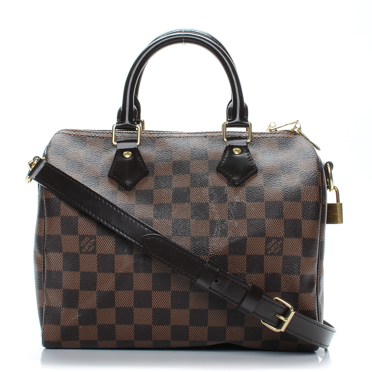 Louis Vuitton Damier Ebene Speedy Bandouliere 25 1 of 10