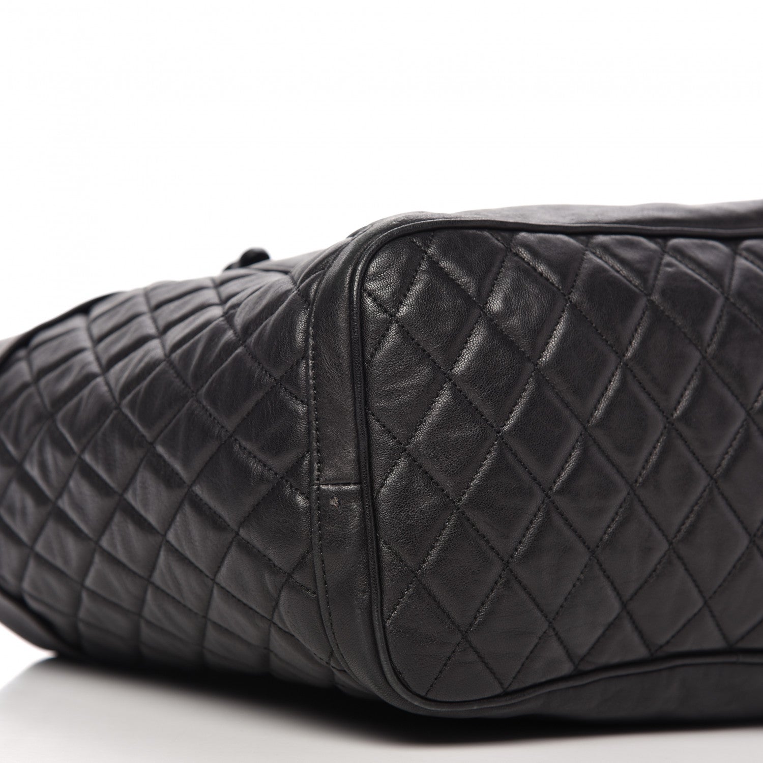 Jimmy Choo Lambskin Chain Embellished Blare Tote Black 6 of 9