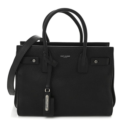 Saint Laurent Grained Calfskin Baby Sac De Jour Souple Black 1 of 10