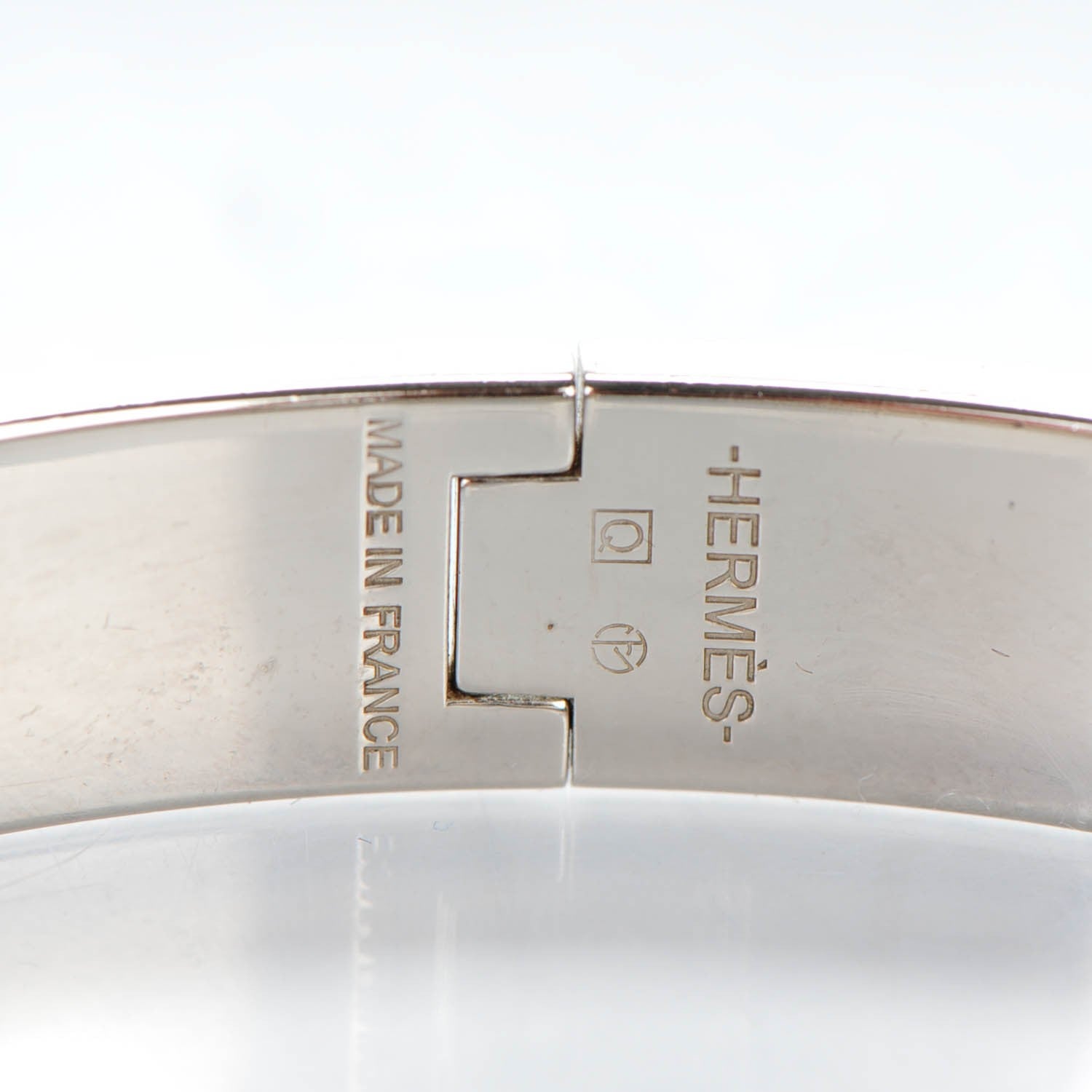 Hermes Enamel Narrow Clic Clac H Bracelet PM Black 3 of 6