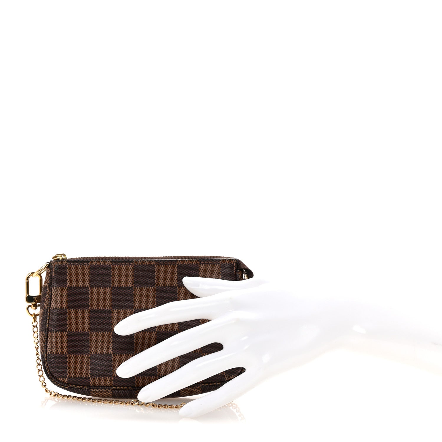 Louis Vuitton Damier Ebene Mini Pochette Accessories 2 of 8