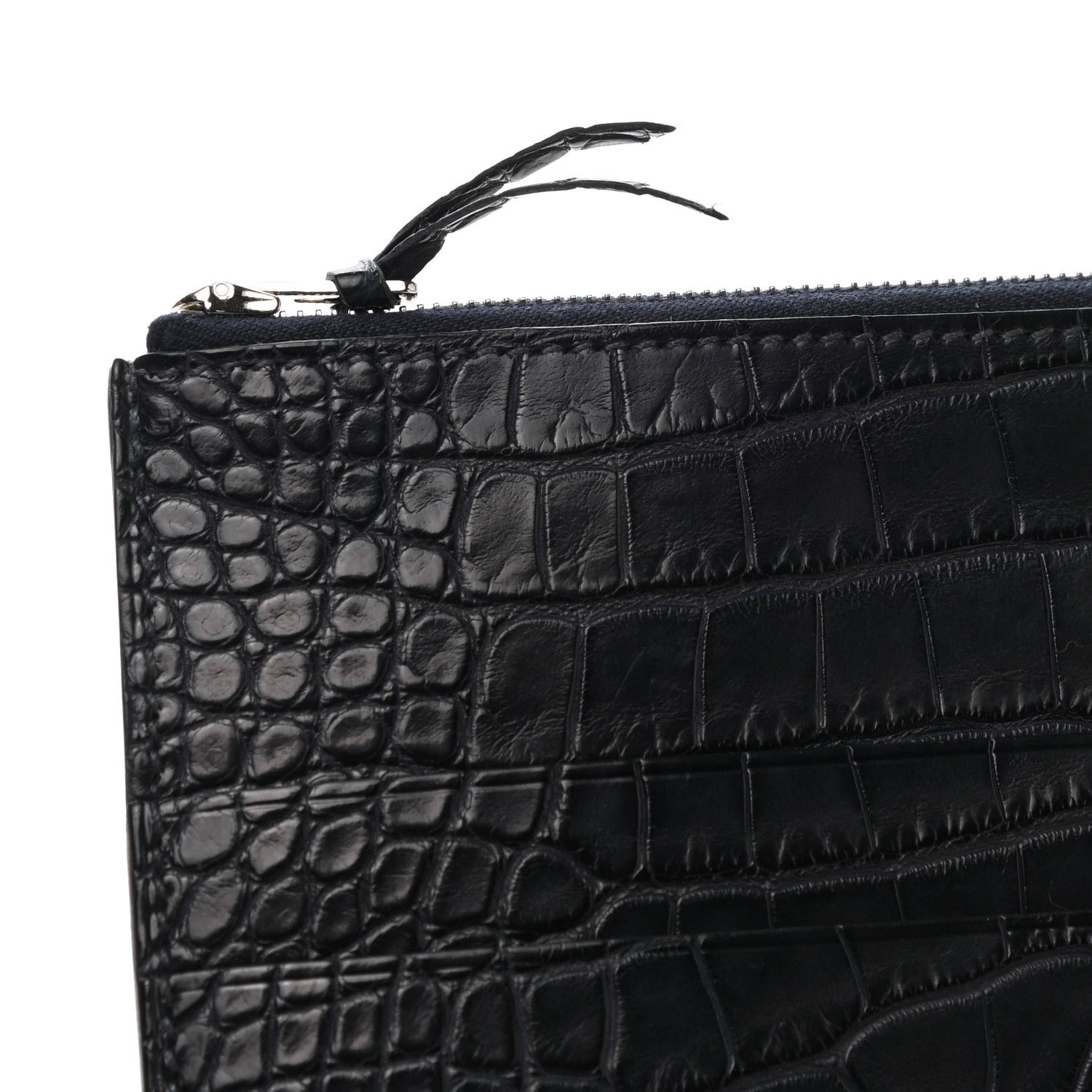 Hermes Matte Alligator Jige Duo Clutch Bleu Indigo 9 of 10