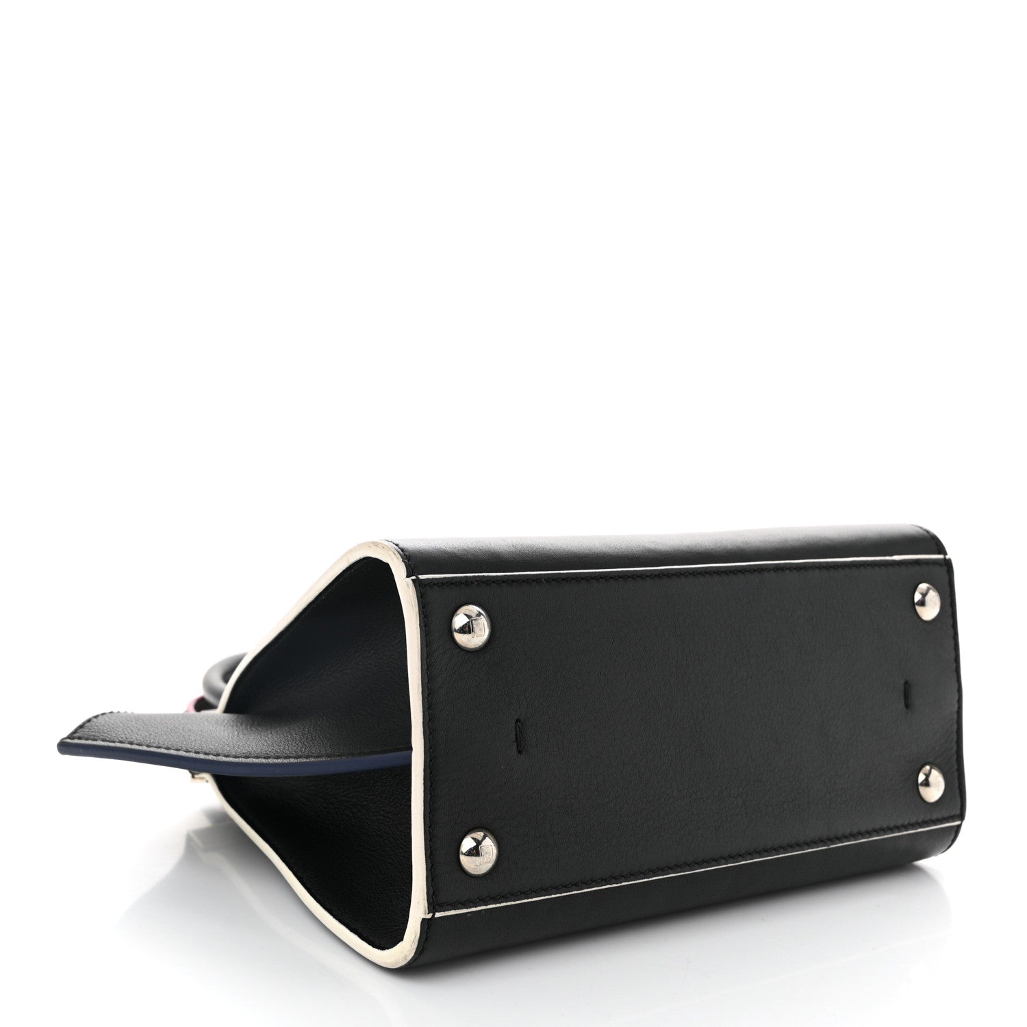 Fendi Vitello Dolce Mini 3Jours Tote Black 4 of 10