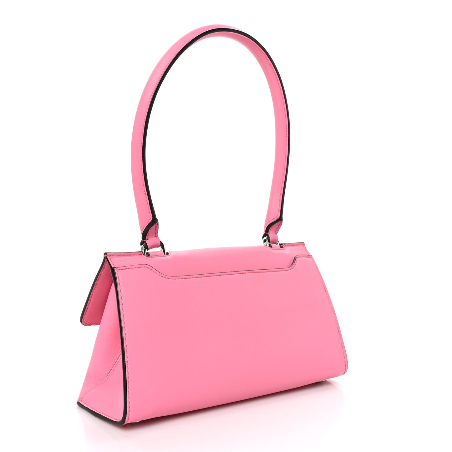 SALVATORE FERRAGAMO Calfskin Trifolio Swing Bag Peonia