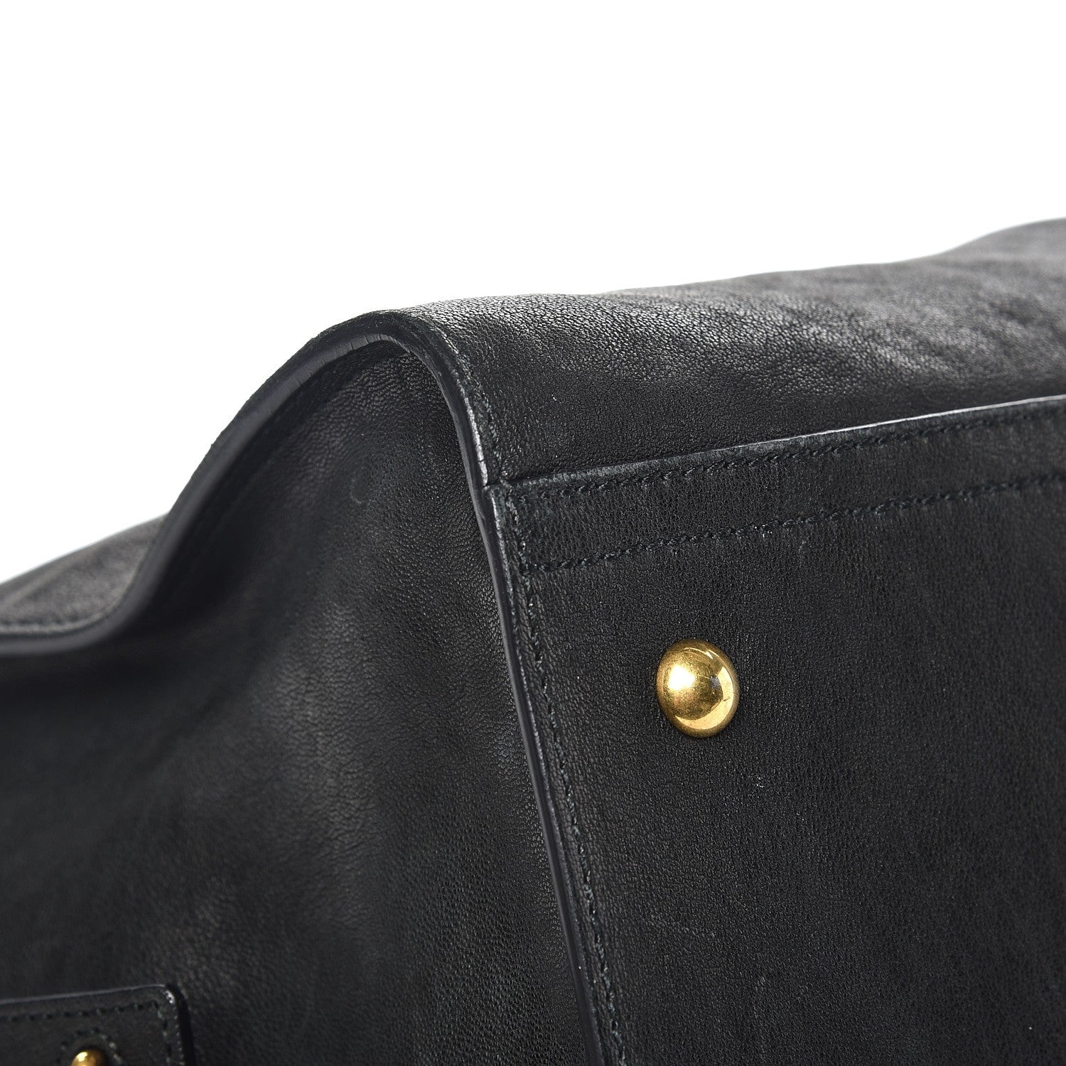 Saint Laurent Sheepskin Medium Cabas ChYc Black 8 of 13