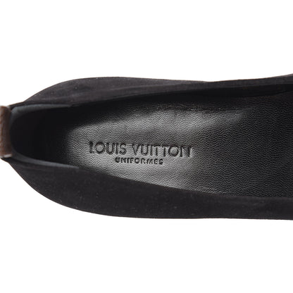 Louis Vuitton Suede Monogram Uniformes Ballet Flats 39.5 Black 6 of 9