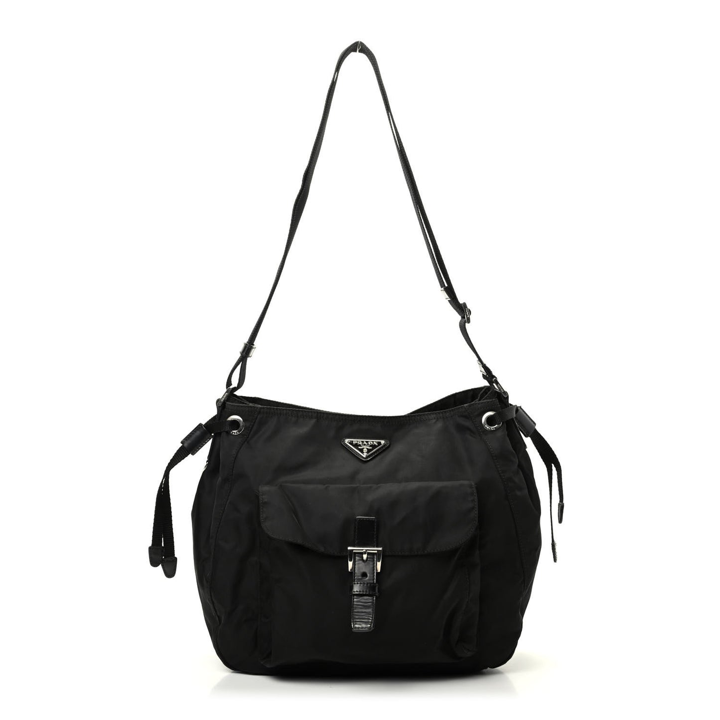 Tessuto Nylon Hobo Black