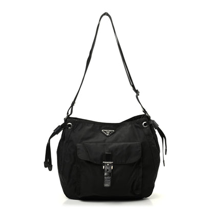 Prada Tessuto Nylon Hobo Black 1 of 9