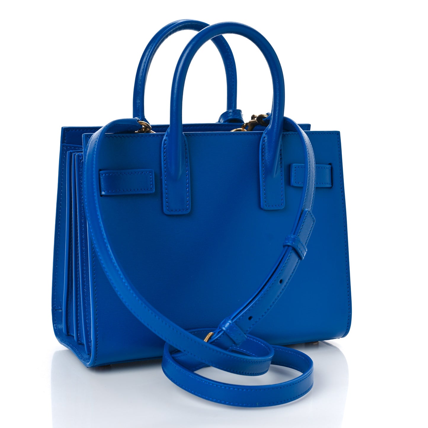 Calfskin Nano Sac De Jour Royal Blue