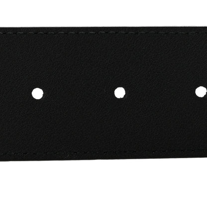 Gucci Moon Calfskin Pearl Double G 40mm Belt 85 34 Black Cream 4 of 7