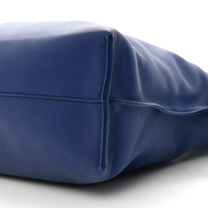 Loewe Satin Calfskin Monochrome Flamenco Knot Clutch Deep Purple Glaze 8 of 8