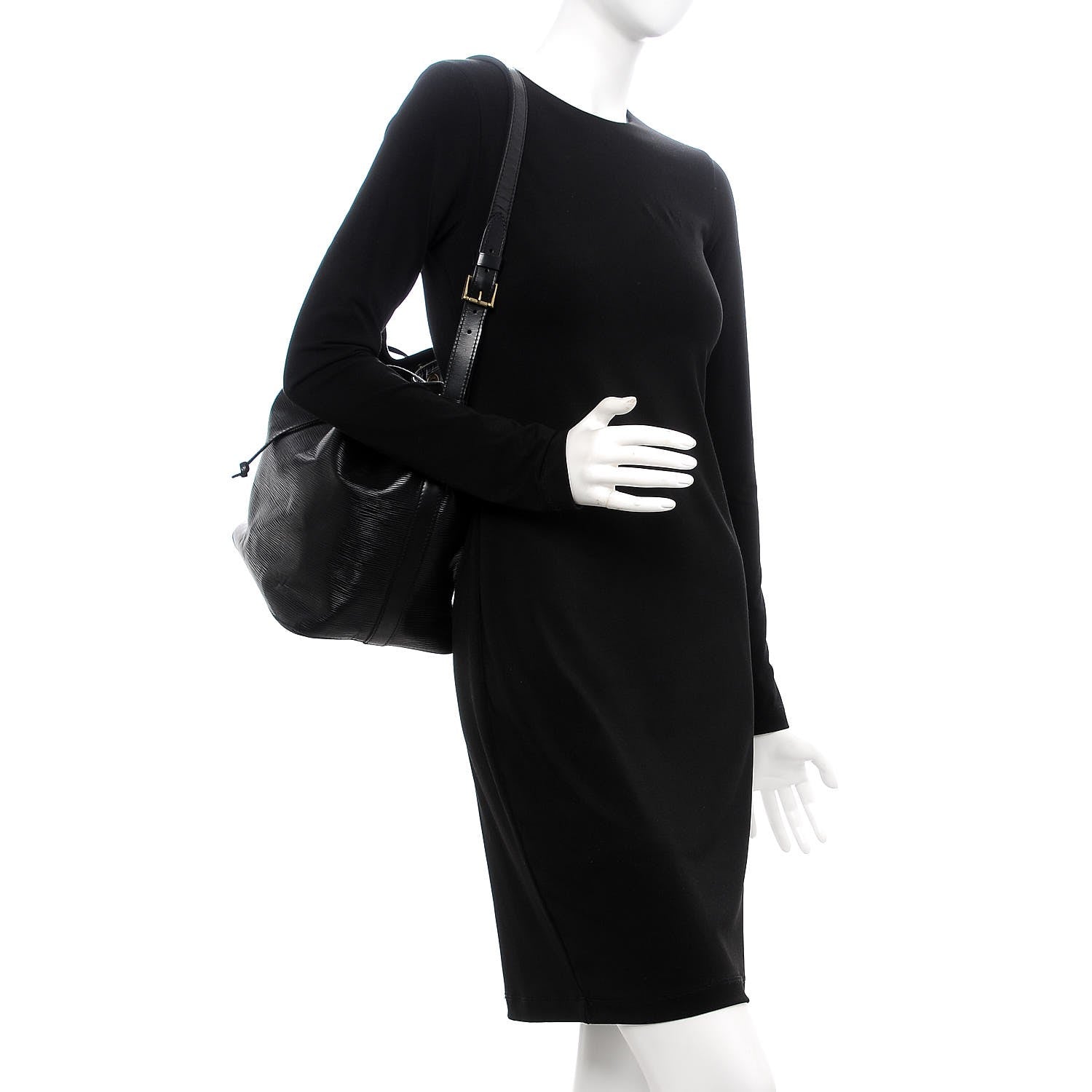 Louis Vuitton Epi Petit Noe Black 2 of 11