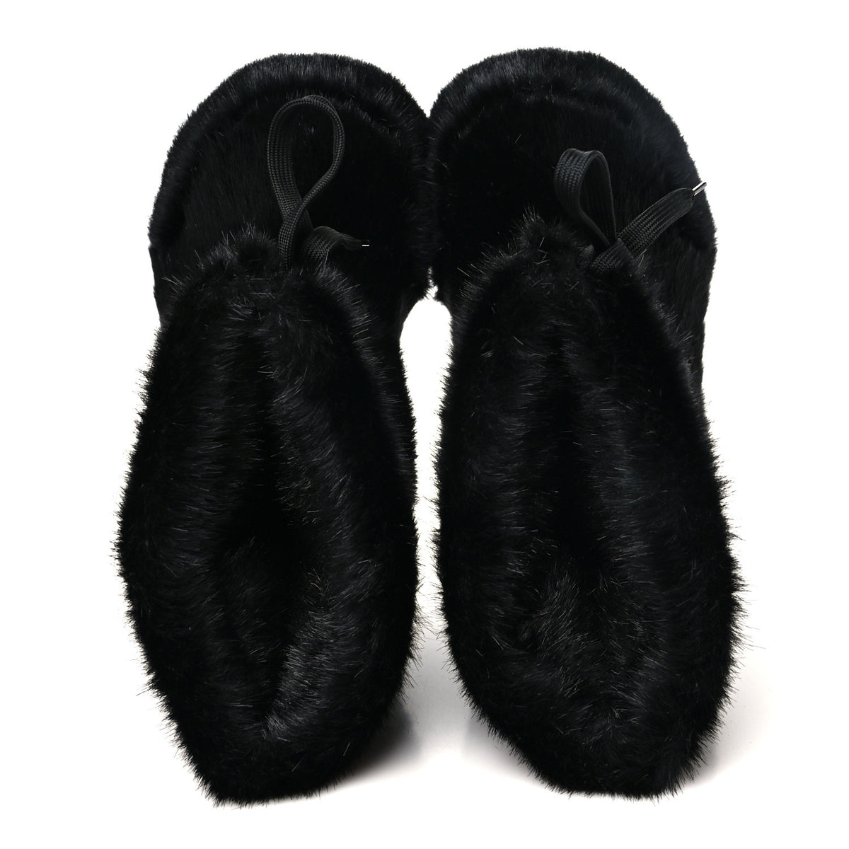 Balenciaga Faux Mink Alaska Low Boots 37-38 Black 2 of 9