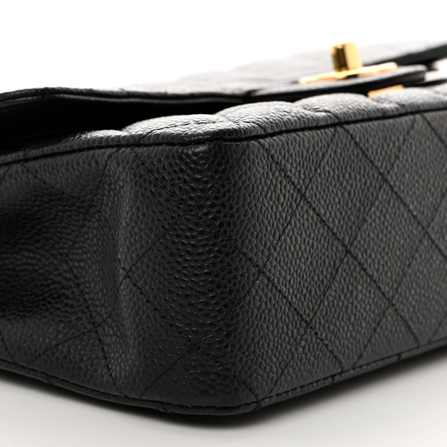 Chanel Caviar Quilted Medium Double Flap Black 9 of 10