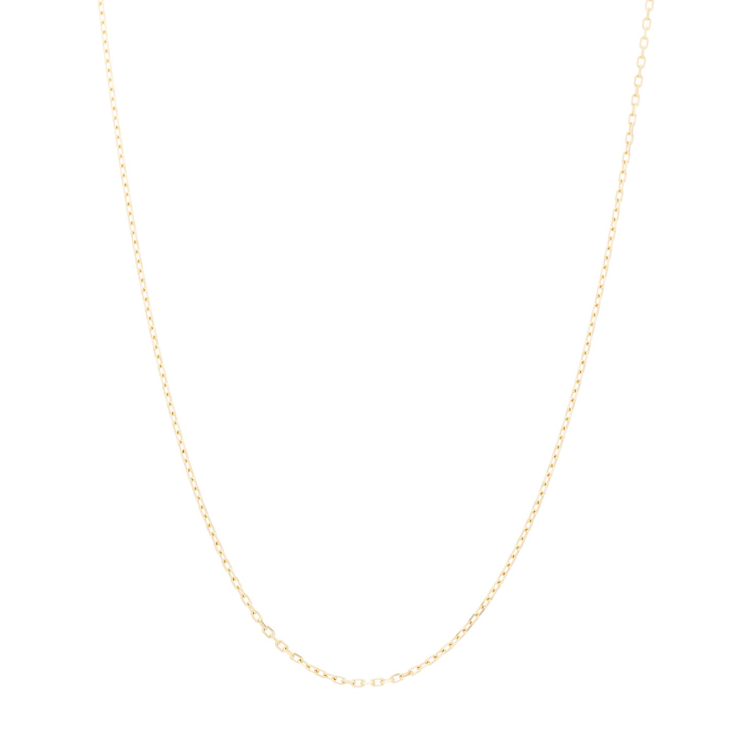 18K Yellow Gold Chain Necklace