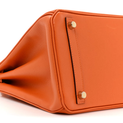 Hermes Epsom BIRKIN 30 Orange 9 of 14